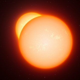 Outreach image, eclipsing binary