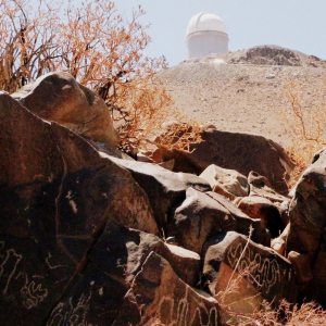 Petroglyphs at La Silla, Chile
