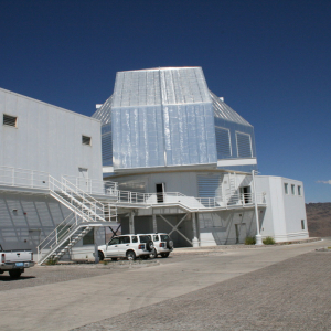 Magellans in daylight, Las Campanas Observatory, Chile