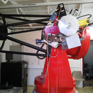 IRIS telescope at OCA (currently OCM), Chile, in its old room