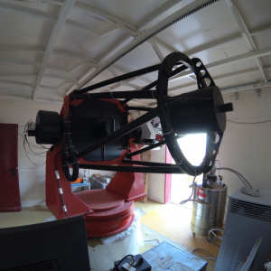 IRIS telescope at OCA (currently OCM), Chile, in its old room