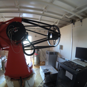IRIS telescope at OCA (currently OCM), Chile, in its old room