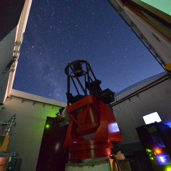 IRIS telescope at OCA (currently OCM), Chile. Credit: M. Górski