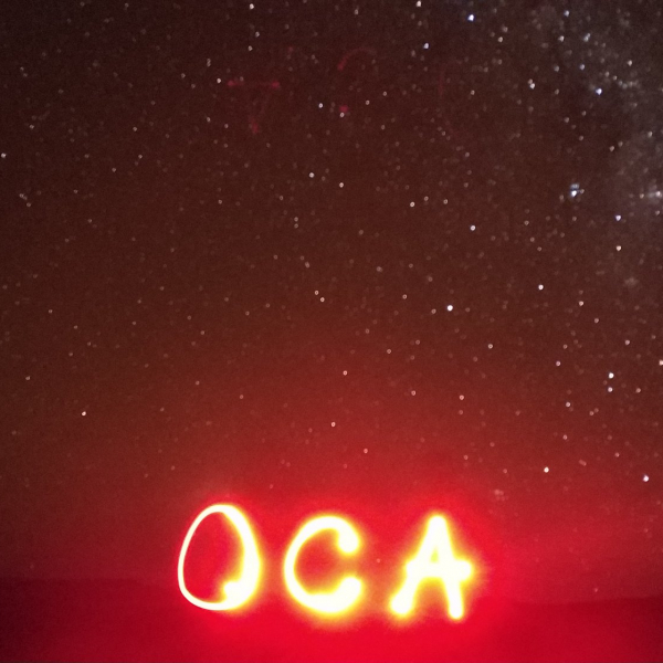 Light painting at OCA (currently OCM), Chile, Credit: B. Zgirski