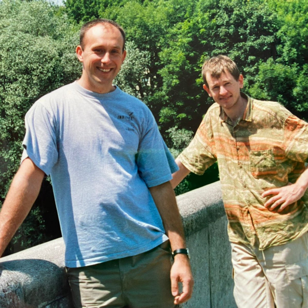Grzegorz and Fabio in Munich, 2000