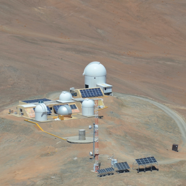 A top view of the OCA (currently OCM) from an ELT construction site, Armazones Mountain, 2023