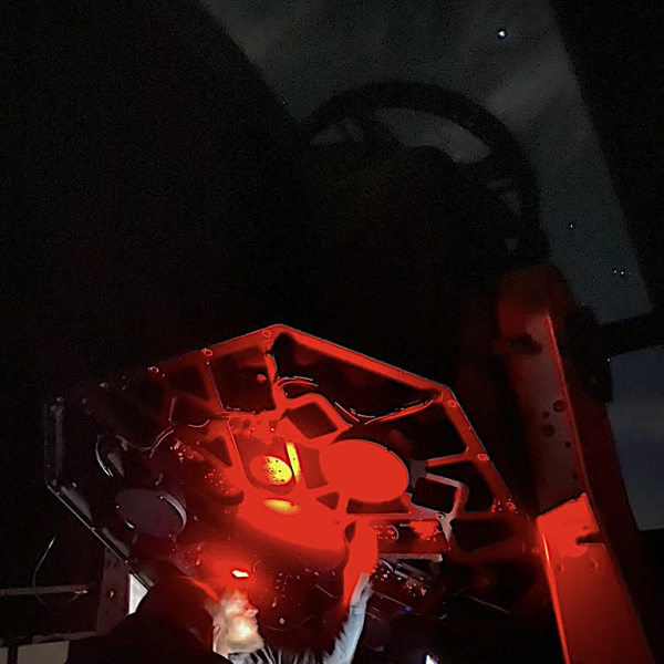 Collimation of the mirror of 1.5-m telescope, OCA (currently OCM), 2023
