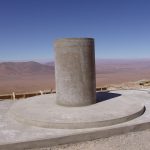 A pillar for a new telescope, OCA (currently OCM), 2022