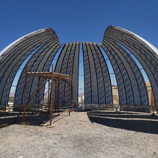 A new dome being assembled, OCA (currently OCM), 2022