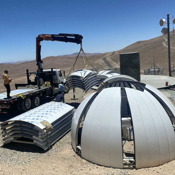 New domes being assembled, OCA (currently OCM), 2022