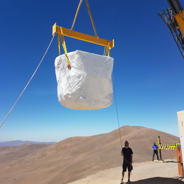 ASA telescope being moved, OCA (currently OCM), 2022