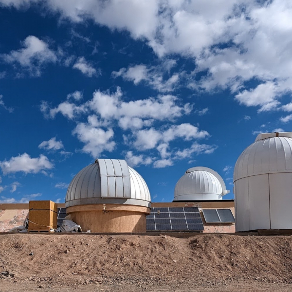 OCA (currently OCM) site with new domes and telescopes