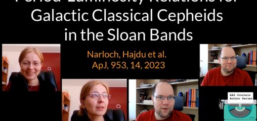 Weronika Narloch and Gergely Hajdu at the AAS Journal Author Series