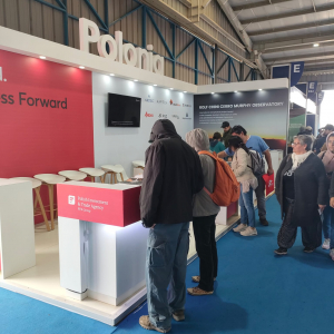 Presentation of the Cerro Murphy Observatory at the International Air and Space Fair (FIDAE), Santiago de Chile, April 2024.