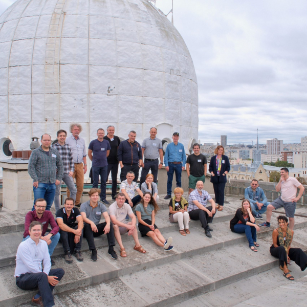 On the roof top of the Paris Observatory, Biennial International Araucaria Meeting, Paris 2024