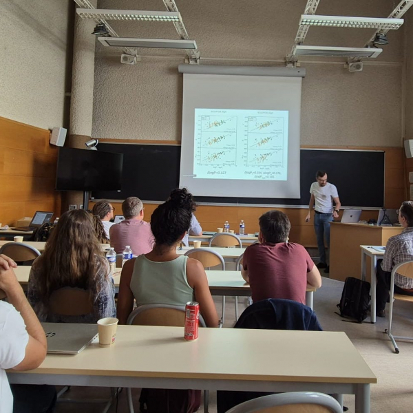 Presenting the results, Biennial International Araucaria Meeting, Paris 2024