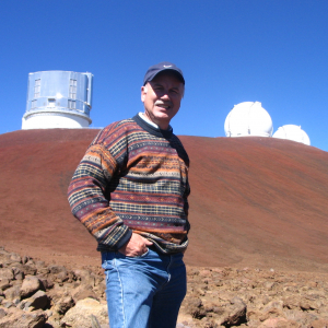 Wolfgang Gieren at Mauna Kea observatory, Hawaii, 2006