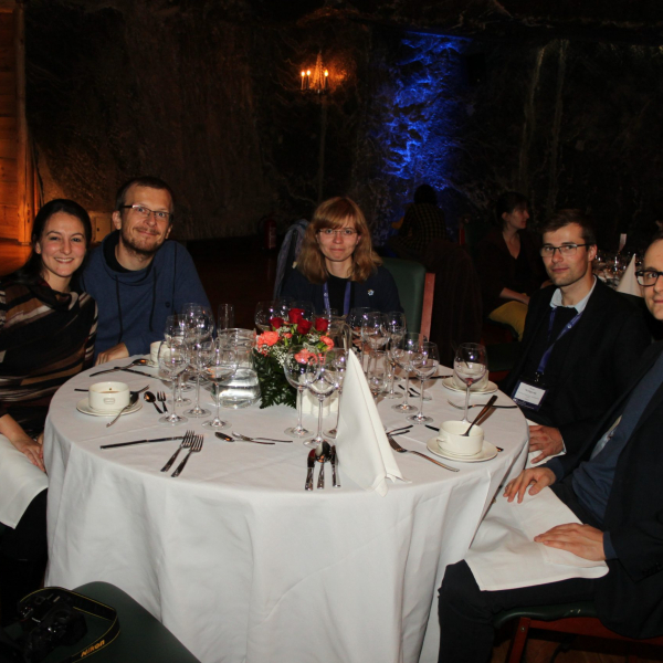 Dinner in the Wieliczka salt mine, RR Lyrae and Cepheids Conference, Niepołomice, Poland, 2017